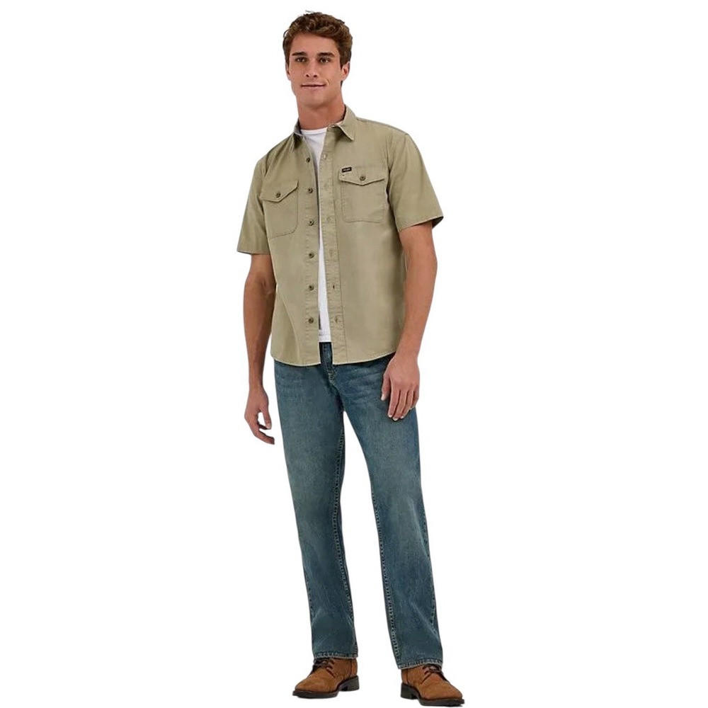 NWT Wrangler Flex Mens Relaxed Fit or Comfort Blue Straight Leg Jean 30 x 30‎